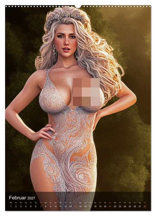 Kleiderfantasien (CALVENDO Wandkalender 2027)