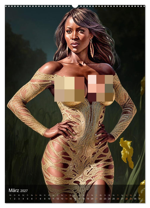 Kleiderfantasien (CALVENDO Wandkalender 2027)