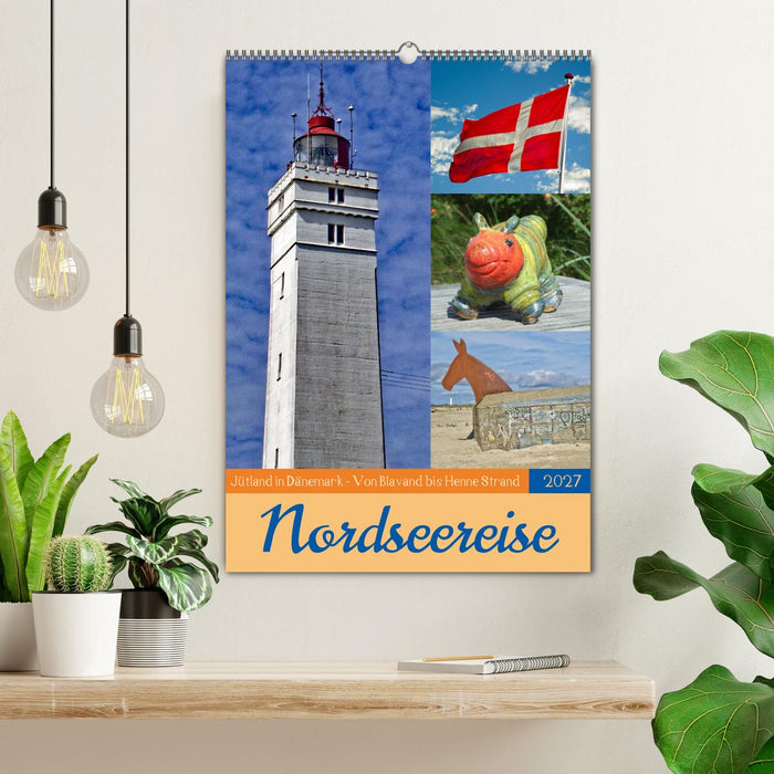 Nordseereise – Jütland in Dänemark – Von Blavand bis Henne Strand (CALVENDO Wandkalender 2027)