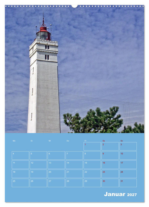 Nordseereise – Jütland in Dänemark – Von Blavand bis Henne Strand (CALVENDO Wandkalender 2027)