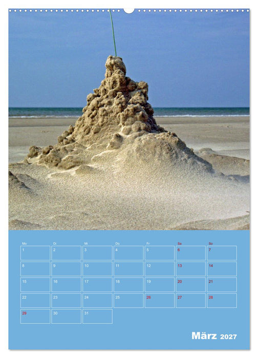 Nordseereise – Jütland in Dänemark – Von Blavand bis Henne Strand (CALVENDO Wandkalender 2027)