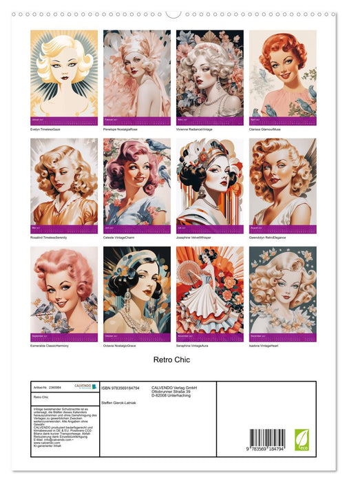 Retro Chic (CALVENDO Premium Wandkalender 2027)