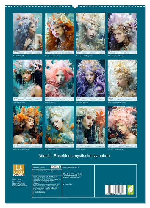 Atlantis. Poseidons mystische Nymphen (CALVENDO Premium Wandkalender 2027)