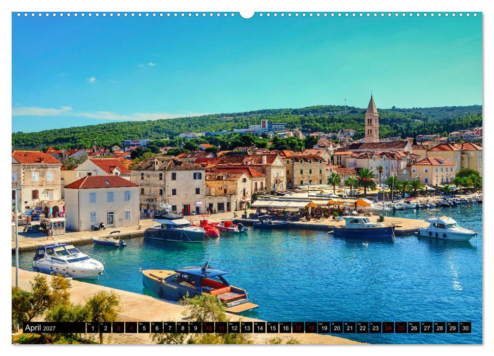 DALMATIEN - KROATISCHE KÜSTE - Split mit Umgebung (CALVENDO Wandkalender 2027)