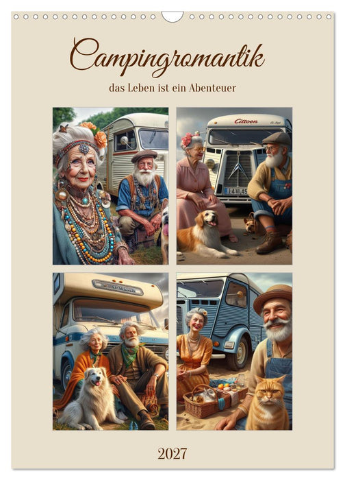 Campingromantik das Leben ist ein Abenteuer (CALVENDO Wandkalender 2027)