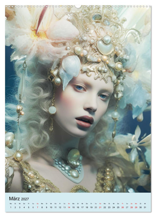 Atlantis. Poseidons mystische Nymphen (CALVENDO Wandkalender 2027)