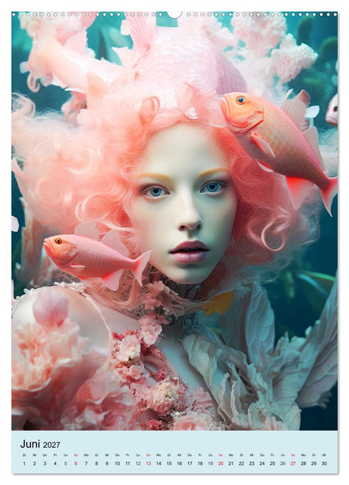 Atlantis. Poseidons mystische Nymphen (CALVENDO Wandkalender 2027)