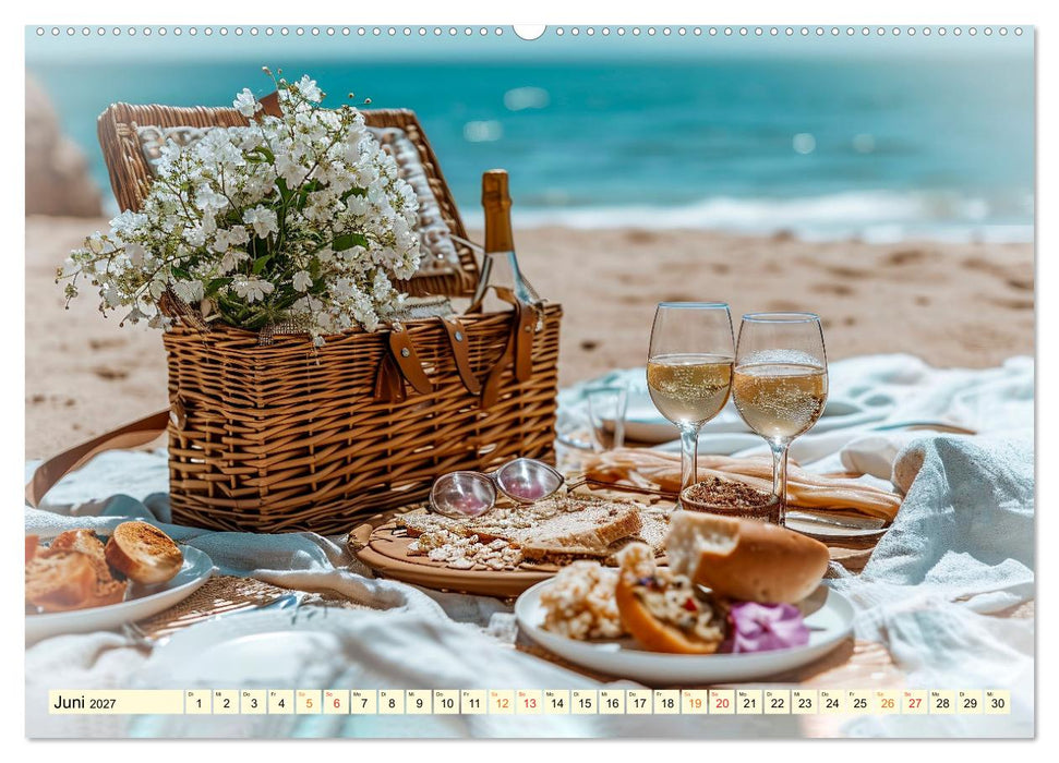 Picknick für Gourmets - Genuss erleben (CALVENDO Premium Wandkalender 2027)