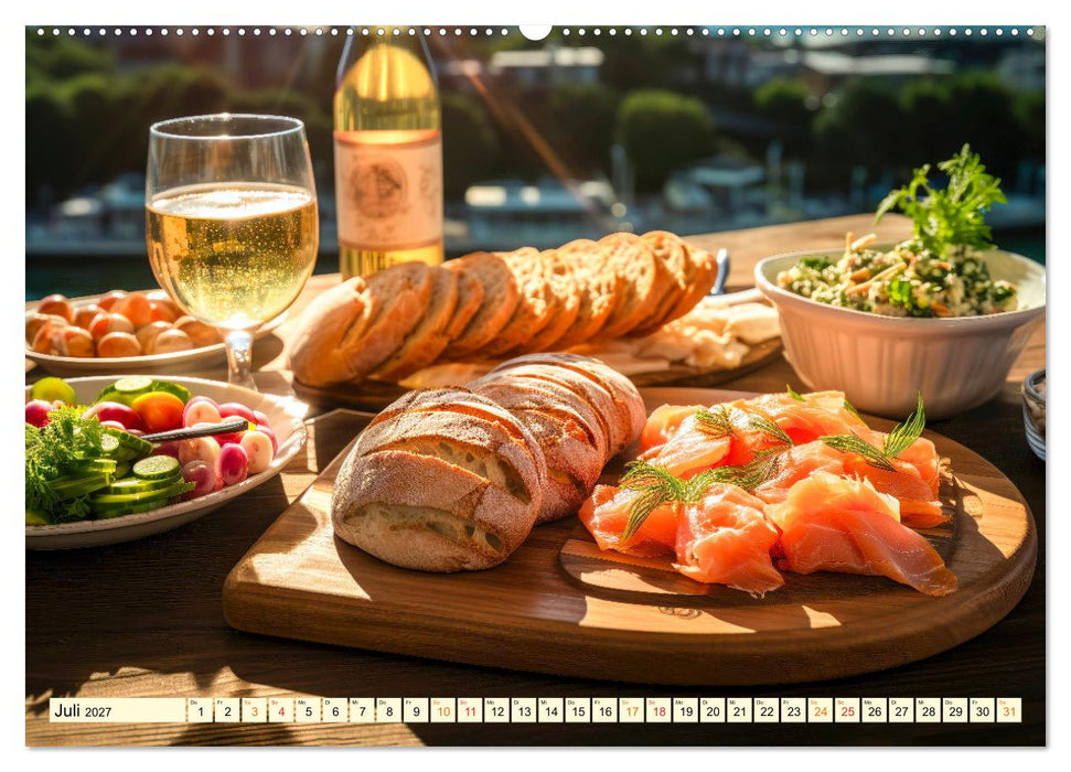 Picknick für Gourmets - Genuss erleben (CALVENDO Premium Wandkalender 2027)