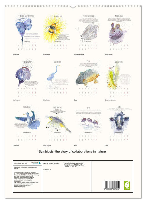 Symbiosis, the story of collaborations in nature (CALVENDO Premium-Calendar 2027)