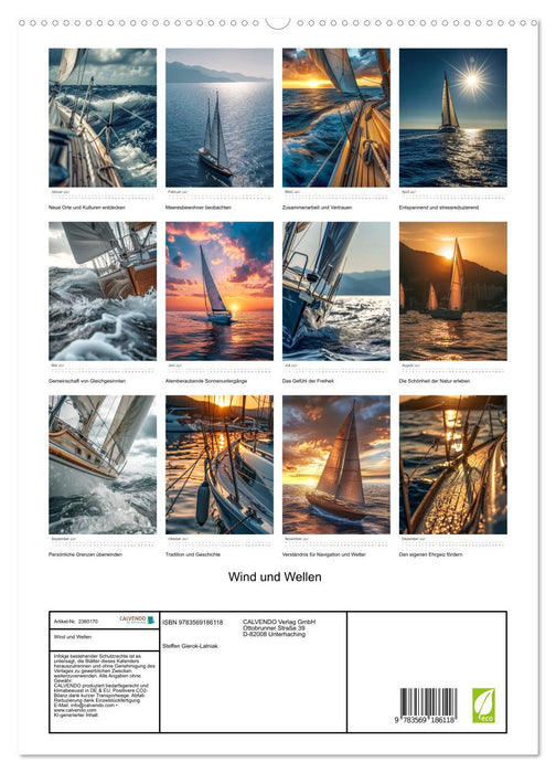 Wind und Wellen (CALVENDO Premium Wandkalender 2027)