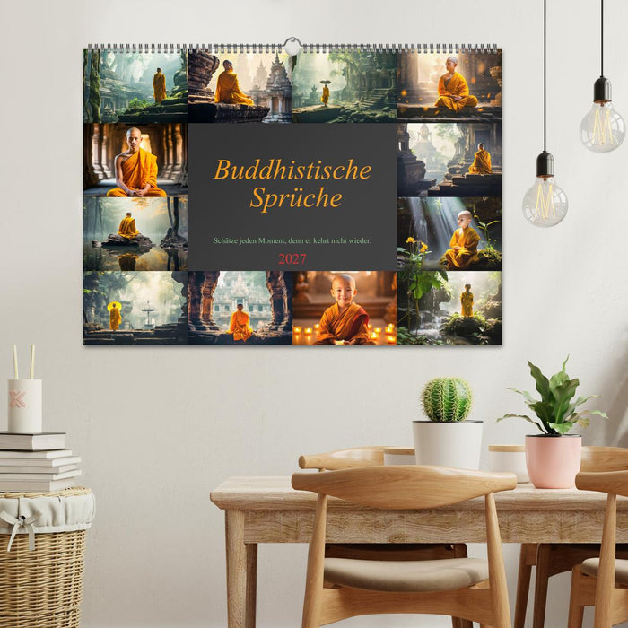 Buddhistische Sprüche (CALVENDO Wandkalender 2027)