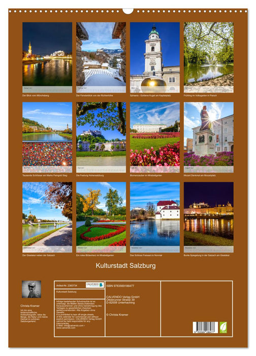 Kulturstadt Salzburg (CALVENDO Wandkalender 2027)