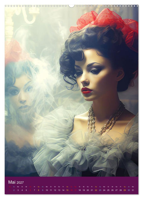 Burlesque Tänzerinnen - Verführerischer Tanz (CALVENDO Premium Wandkalender 2027)