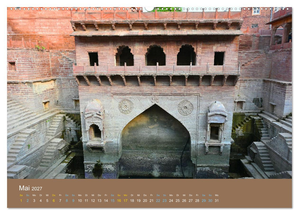 Jodhpur: Die blaue Stadt in Indien (CALVENDO Wandkalender 2027)