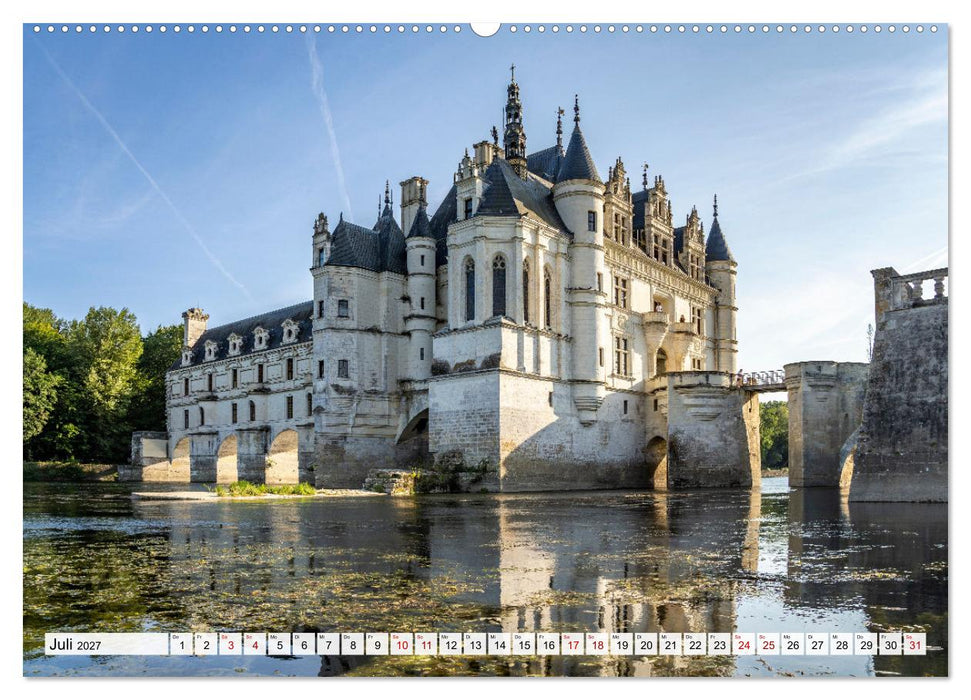 Die Schlösser im Tal der Loire (CALVENDO Premium Wandkalender 2027)