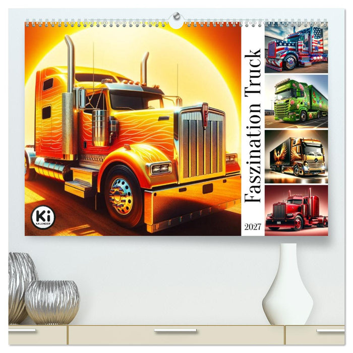 Faszination Truck: KI-Designs von Lack und Leistung (CALVENDO Premium Wandkalender 2027)