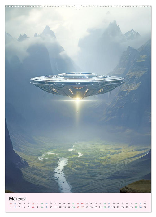 Sci-fi Welten - Fantasiebilder (CALVENDO Premium Wandkalender 2027)