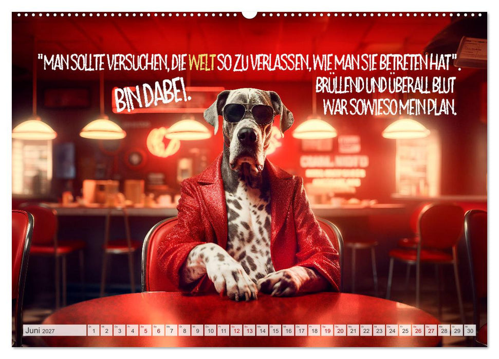 ULTRAKRASS Knallharte Hunde (CALVENDO Premium Wandkalender 2027)