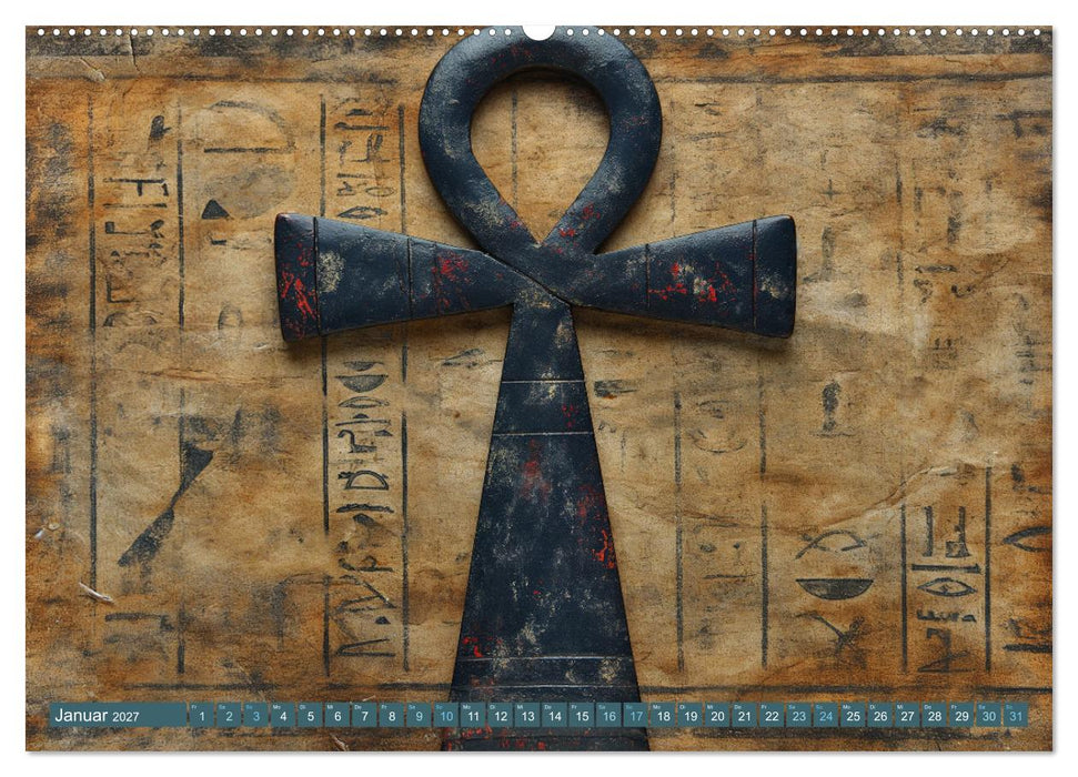 Papyrus-Propheten - KI-Enthüllungen aus der Vergangenheit (CALVENDO Wandkalender 2027)