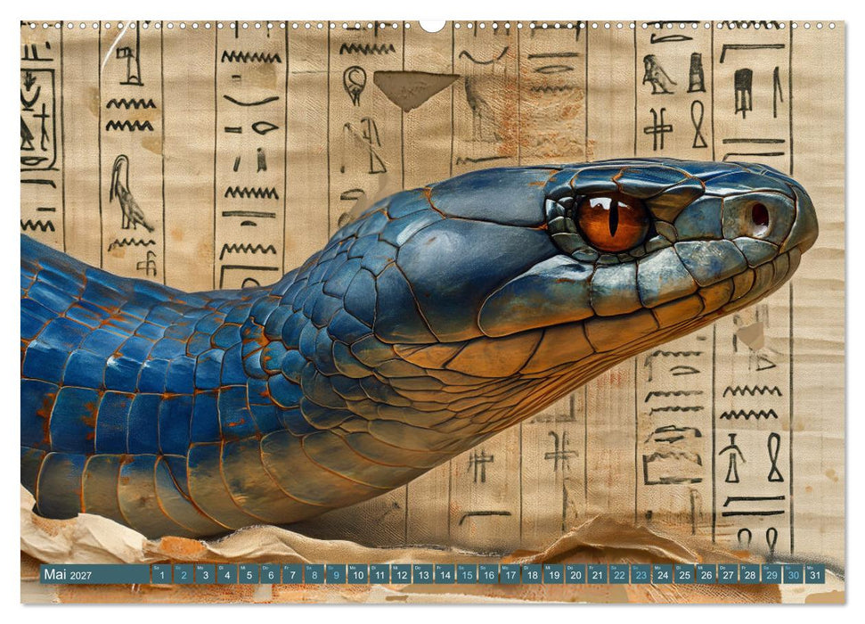 Papyrus-Propheten - KI-Enthüllungen aus der Vergangenheit (CALVENDO Wandkalender 2027)