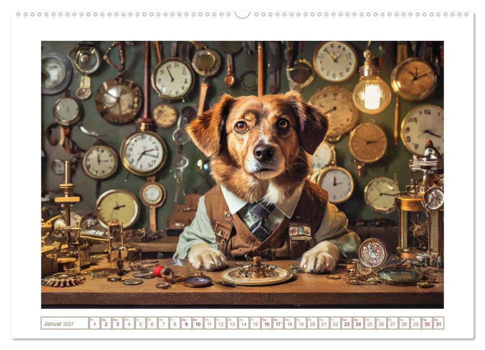 Wenn Hunde arbeiten (CALVENDO Wandkalender 2027)