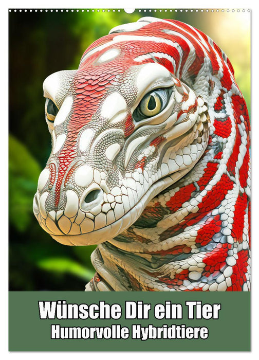 Wünsche Dir ein Tier – Humorvolle Hybridtiere (CALVENDO Wandkalender 2027)