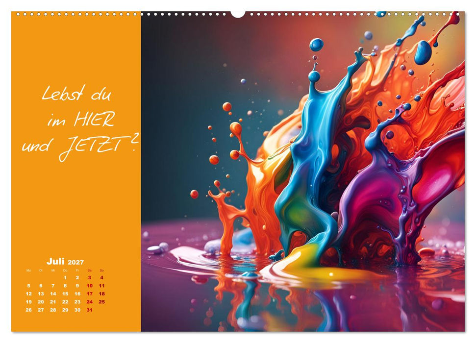 KI Mut - Trau Dich und stell Dir die richtige Frage (CALVENDO Premium Wandkalender 2027)