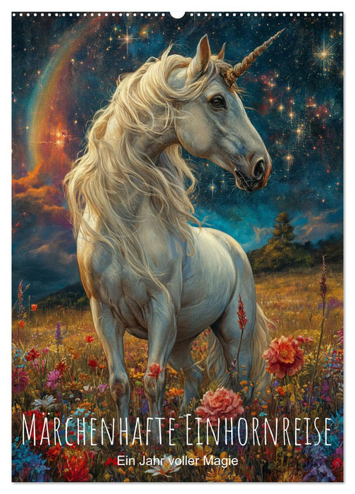Märchenhafte Einhornreise - Ein Jahr voller Magie (CALVENDO Wandkalender 2027)