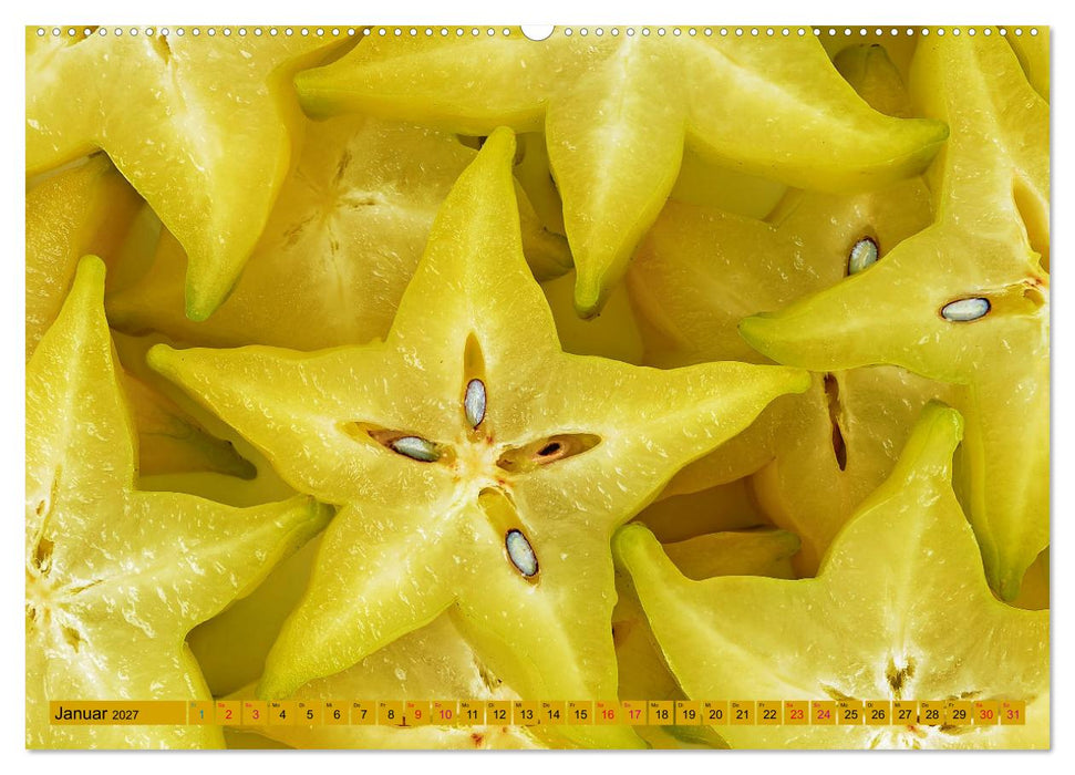 GELB - Gemüse und Obst - Sonnengereift (CALVENDO Premium Wandkalender 2027)
