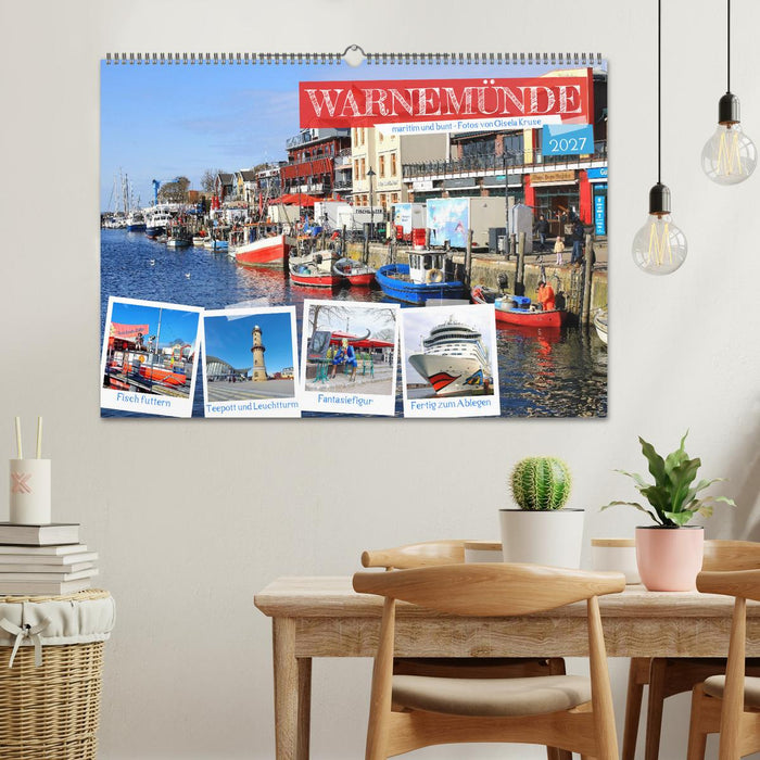 Warnemünde - maritim und bunt (CALVENDO Wandkalender 2027)