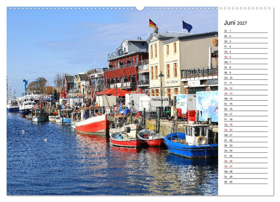 Warnemünde - maritim und bunt (CALVENDO Wandkalender 2027)