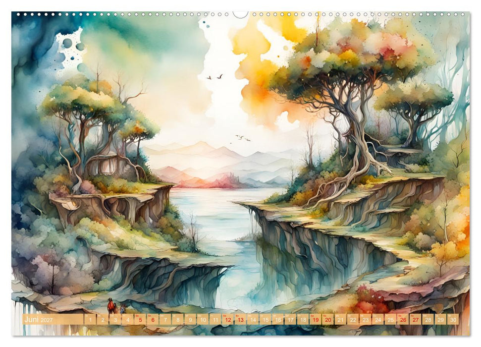 Landschaften Von Frühling bis Winter (CALVENDO Wandkalender 2027)