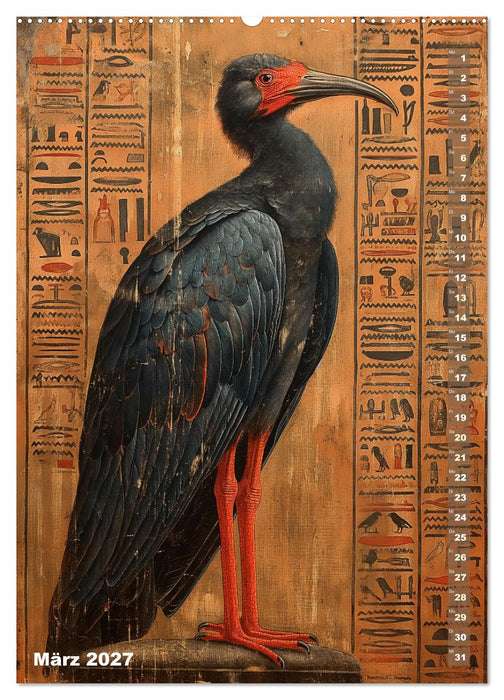 Ägyptische Algorithmen - Künstliche Intelligenz trifft auf das alte Ägypten (CALVENDO Premium Wandkalender 2027)