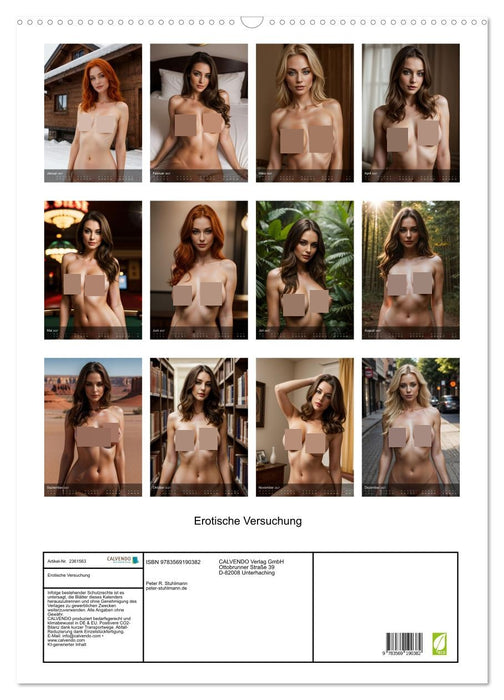 Erotische Versuchung (CALVENDO Wandkalender 2027)