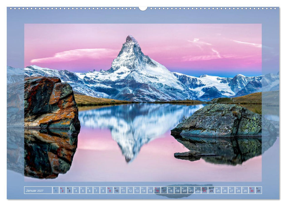 Faszination Spiegelung - in der Natur (CALVENDO Premium Wandkalender 2027)