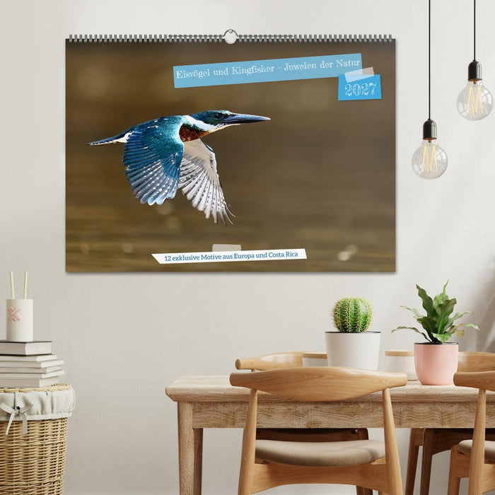 Eisvögel und Kingfisher – Juwelen der Natur (CALVENDO Wandkalender 2027)