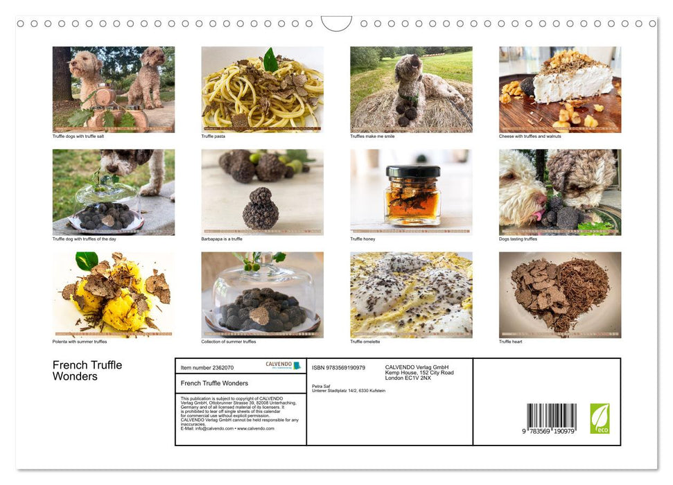 French Truffle Wonders (CALVENDO Monthly Calendar 2027)