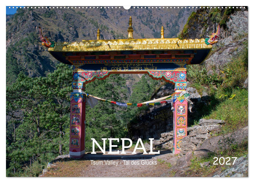 Nepal Tsum Valley - Tal des Glücks (CALVENDO Wandkalender 2027)