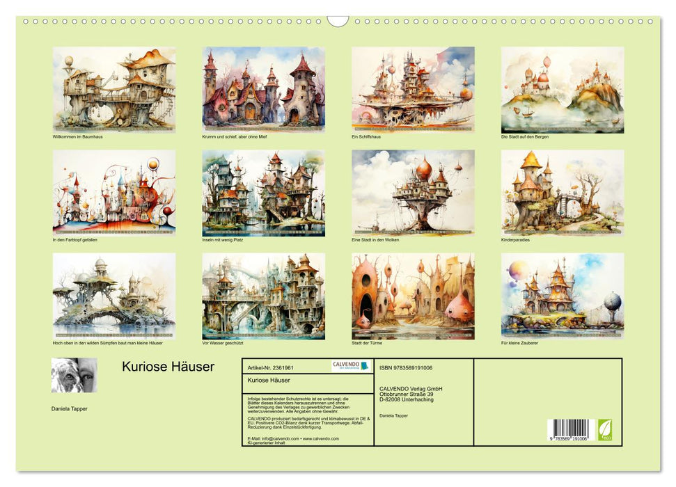 Kuriose Häuser (CALVENDO Wandkalender 2027)
