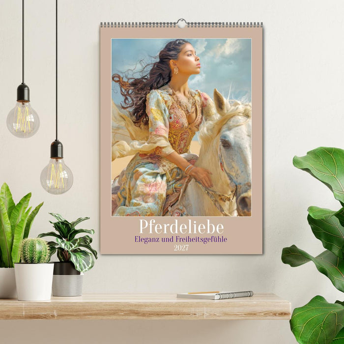 Pferdeliebe - Eleganz und Freiheitsgefühle (CALVENDO Wandkalender 2027)