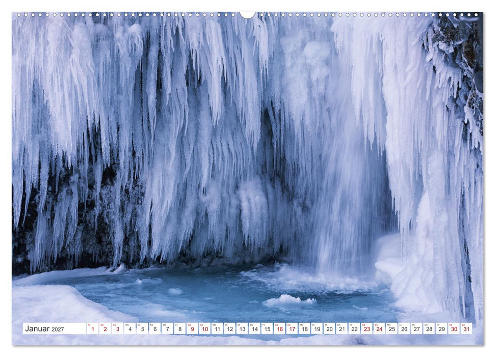 Island - faszinierende Landschaften im Süden (CALVENDO Wandkalender 2027)