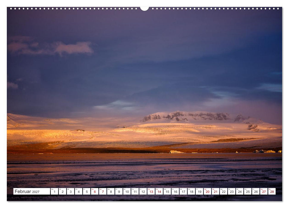 Island - faszinierende Landschaften im Süden (CALVENDO Wandkalender 2027)