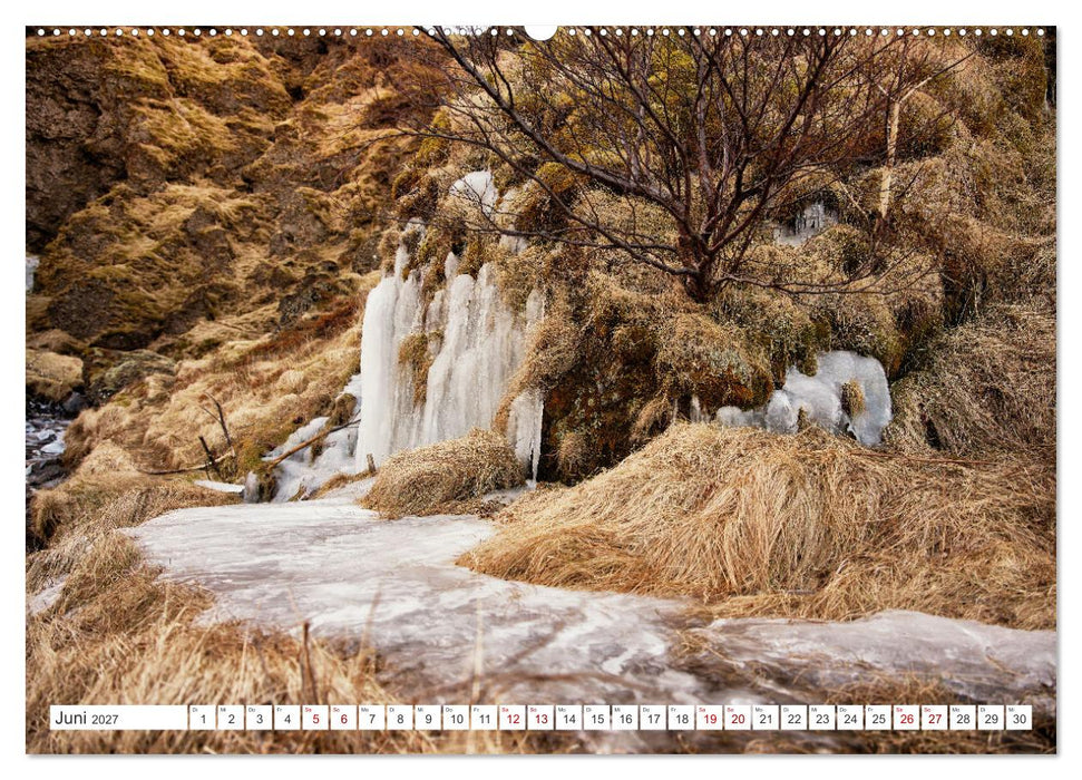 Island - faszinierende Landschaften im Süden (CALVENDO Wandkalender 2027)