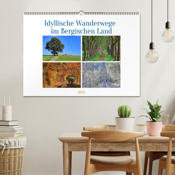 Idyllische Wanderwege im Bergischen Land (CALVENDO Wandkalender 2027)