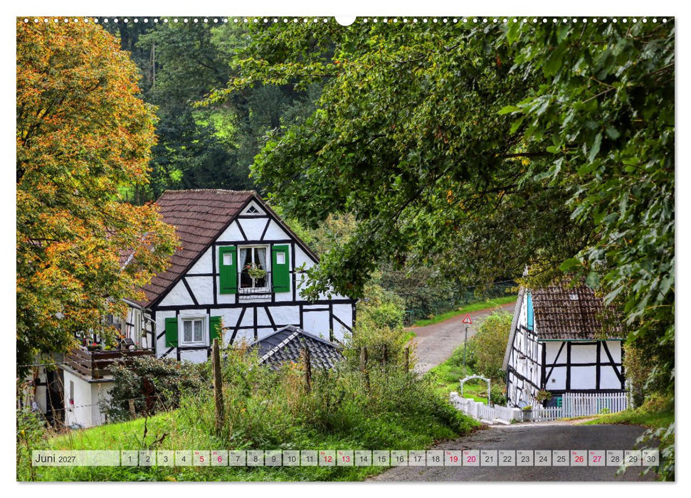 Idyllische Wanderwege im Bergischen Land (CALVENDO Wandkalender 2027)