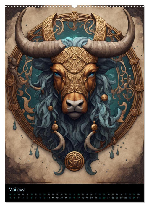Sternzeichen Nordische Mythology (CALVENDO Premium Wandkalender 2027)