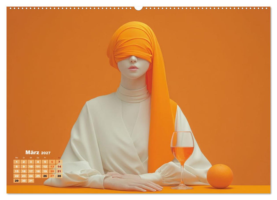 Orange ist das neue WOW! (CALVENDO Premium Wandkalender 2027)