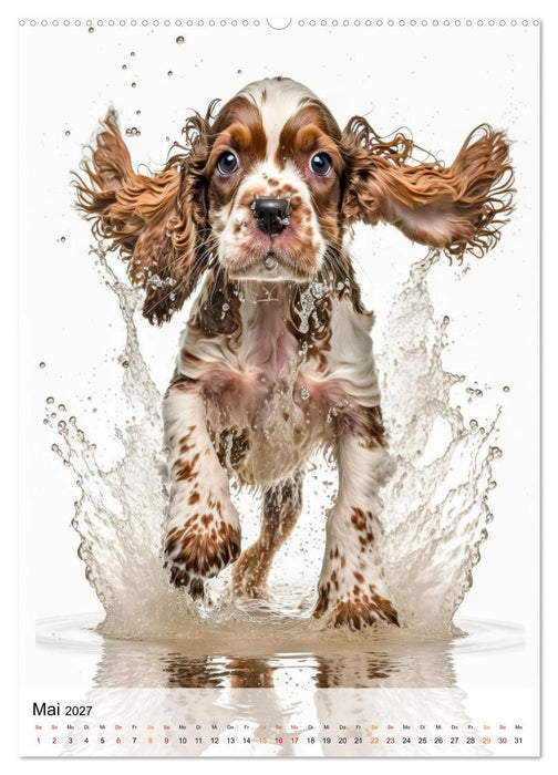 Cocker Spaniel - ein Hund für die Familie (CALVENDO Wandkalender 2027)