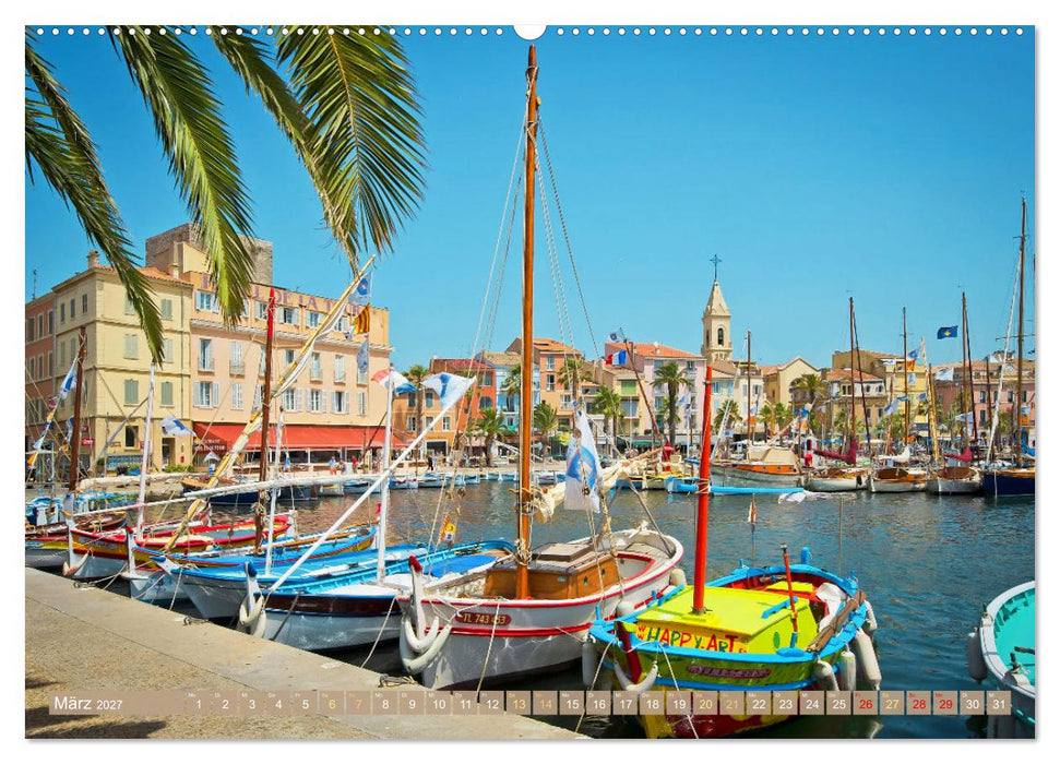 Lebendige Cote d'Azur: Die azurblaue Küste (CALVENDO Wandkalender 2027)